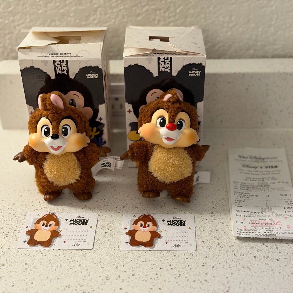 PopMart Mickey Family Confirmed Chip & Dale Set